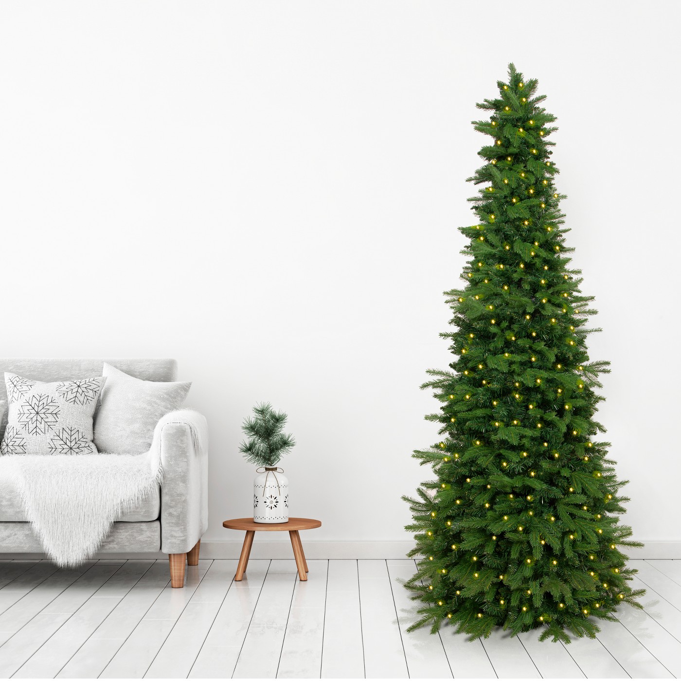 realistic artificial Christmas trees